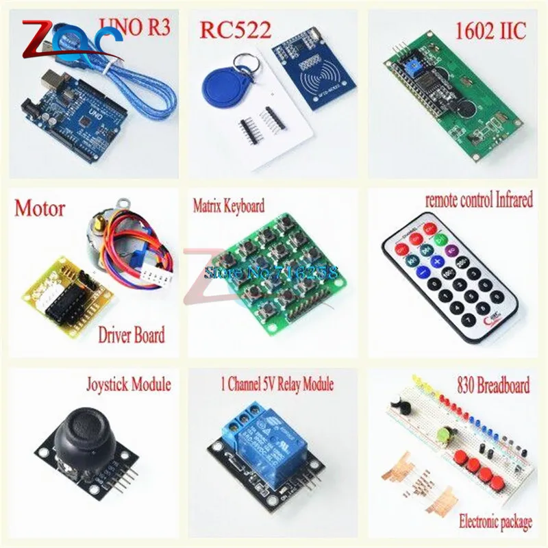 1 set For Arduino UNO R3 Starter Kit Basic Learning Suite Upgraded Stepper Motor LCD1602 LED LCD Jumper Wire ONE | Инструменты