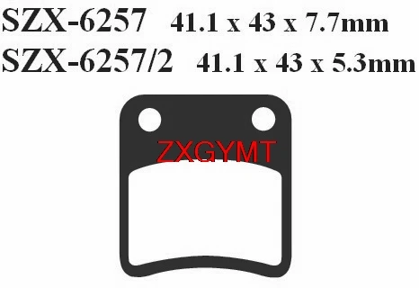 Sinter HH Brake Shoe Pads Set for GARELLI 150 Panther 2002 Front Rear 02 | Автомобили и мотоциклы