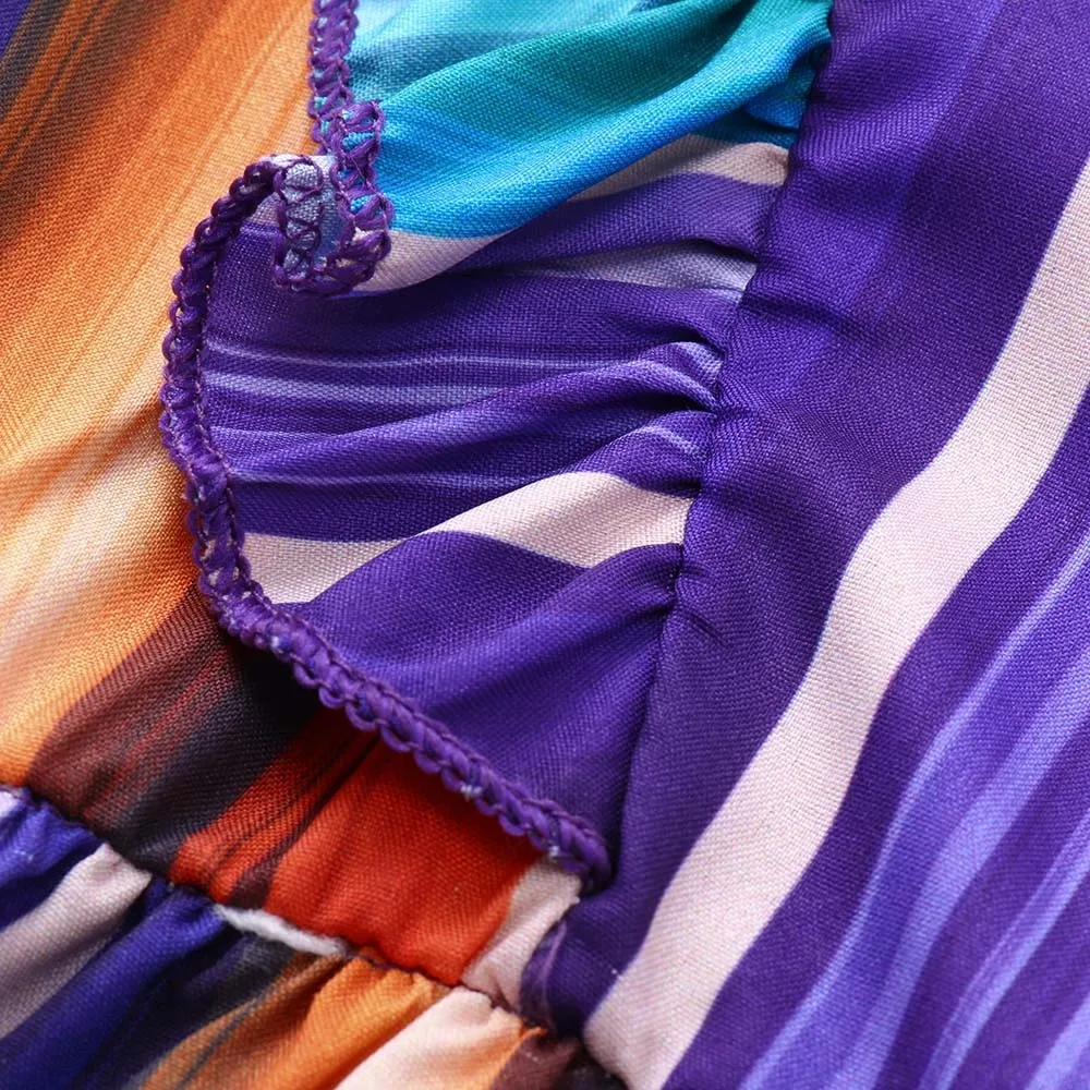 Платье принцессы в полоску для новорожденных девочек повседневная одежда