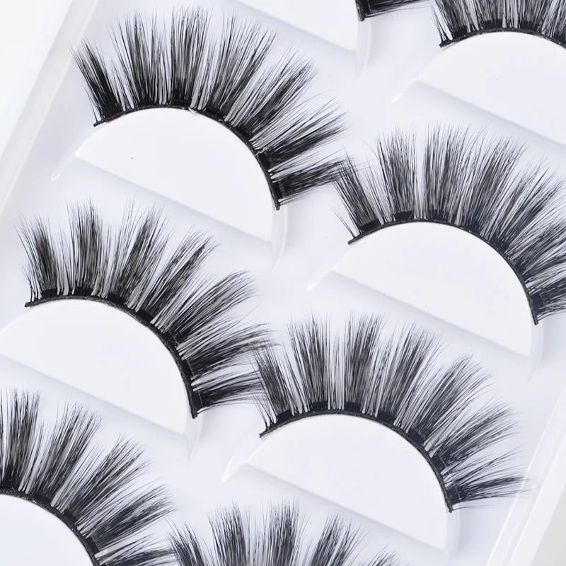 

NEW 5 pairs mink eyelashes false lashes mink 3d fake eyelash extension make up cilios natural long cruelty free lash