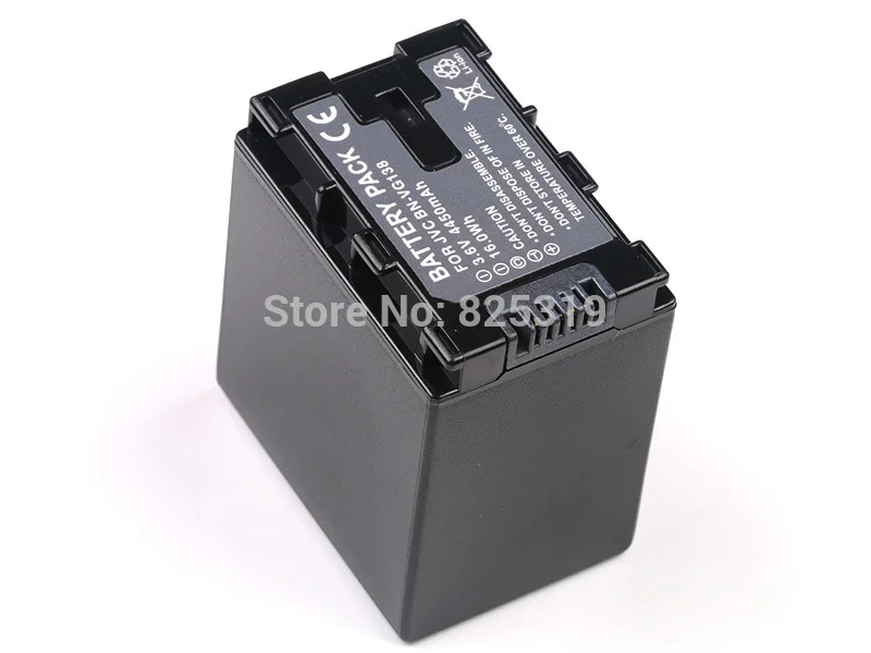 3 6 V 4450mAh BN-VG138 перезаряжаемые батареи VG138 батарея для передачи данных камеры JVC