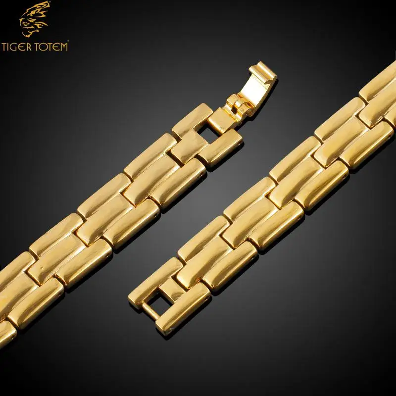 Тигр Тотем в европейском и американском стиле стиля меди Магнитный браслеты