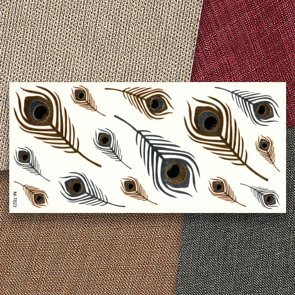 Временная подделка золотые татуировки водонепроницаемые наклейки для переноса