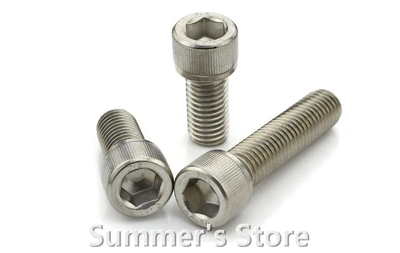 Винт из нержавеющей стали с шестигранной головкой винт M3/M4 * 6/8/10/12/16/20/25/30 мм 50
