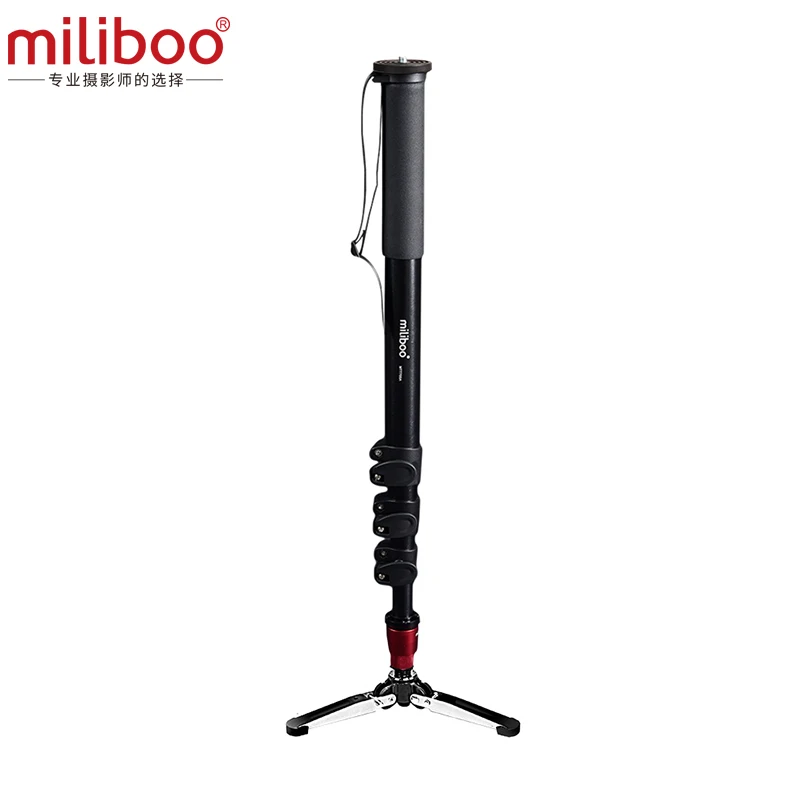 Miliboo MTT705B монопод легкий из углеродного волокна Профессиональный дорожный монопод держатель без гидравлической головки камеры стенд DSLR - Цвет: 705A Aluminum Alloy