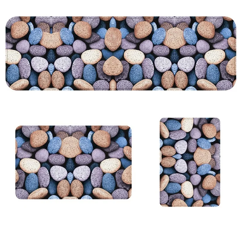 Три размера 3D коврик фланелевый для гостиной водонепроницаемый нескользящий