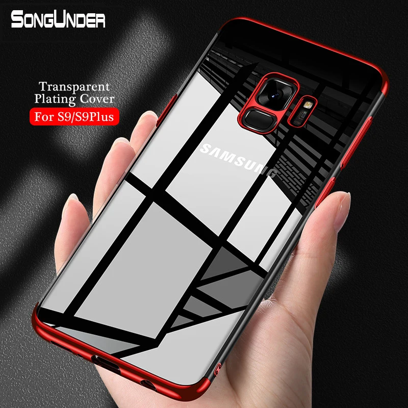 

For Samsung Galaxy S9 Plus Case Cover Clear TPU Soft Silicone Back Cover For GalaxyS9 S8 S9Plus S7 S10 Plus S11 Case Phone Coque