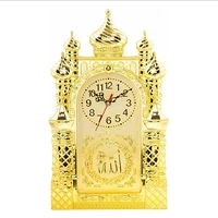 islamic wall clock masjid mosque design allah shahadah arabic quran muslim gift