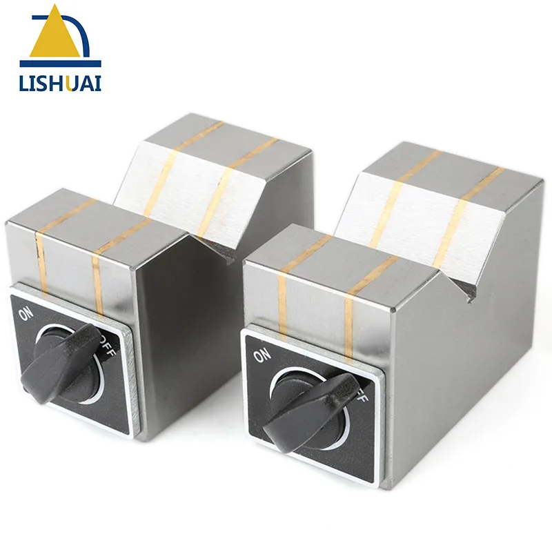 Вкл/Выкл переключатель постоянный магнитный V блок патрон/магнитный Workholding V блок наборы 70*40*50 мм 2шт набор