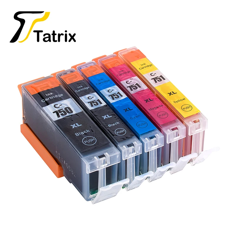 Чернильный картридж Tatrix для Canon PGI750 751 PGI 750 IP7270 MG5470 MX727 MX927 MG5570 MG5670 MG6470 IX6770|ink cartridge|ink