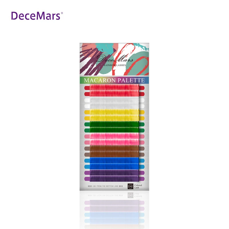 Накладные ресницы фиолетового цвета 6 шт. в партии|Накладные ресницы| |