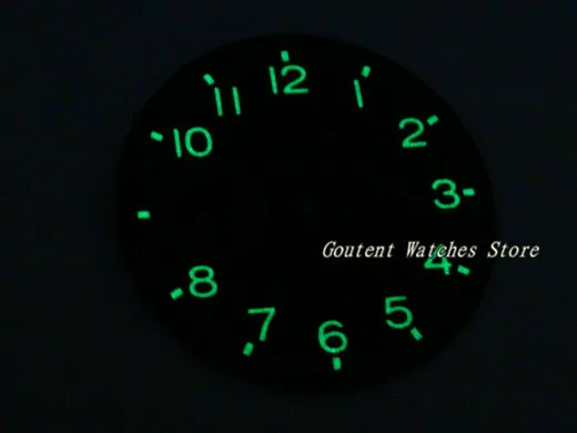 

38.9mm Luminous Dial Kit ETA 6497 st36 Movement Men's Watch Face