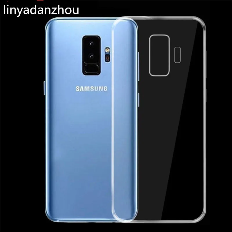 

DHL 100PCS For Samsung Galaxy S9 Case Soft Transparent TPU Cover Phone Case For Samsung Galaxy S9 Plus Case Silicone