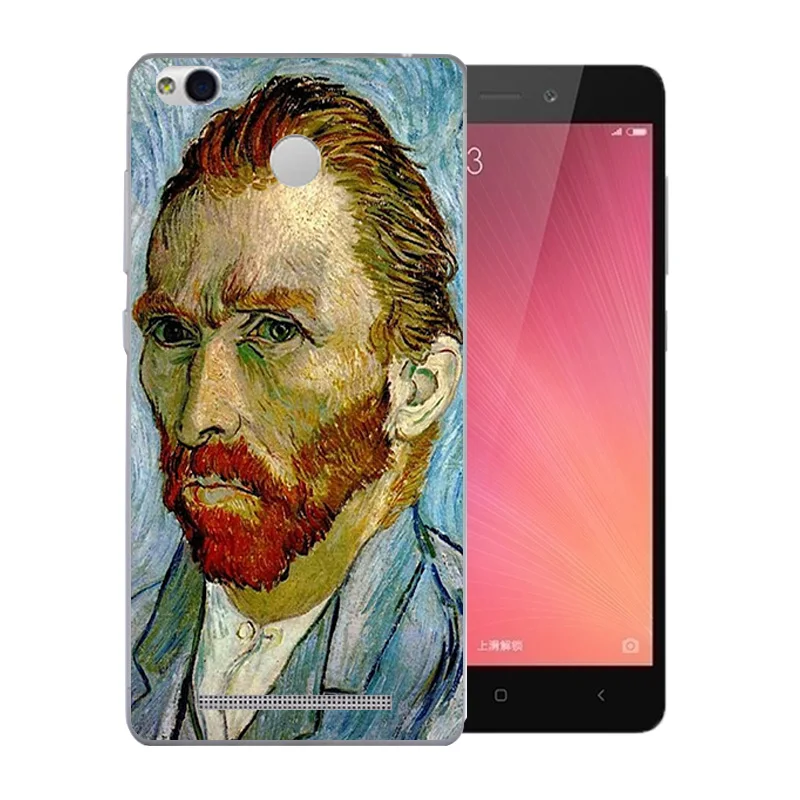 For Xiaomi Redmi 3 Pro Case 3S S Van Gogh Pattern Soft Silicon Back Cover 5.0&quot for Prime Bags |