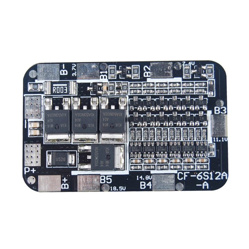Умная электроника 6S 15A 25 2 V PCB плата защиты BMS для 6 пакетов 18650 литий ионных