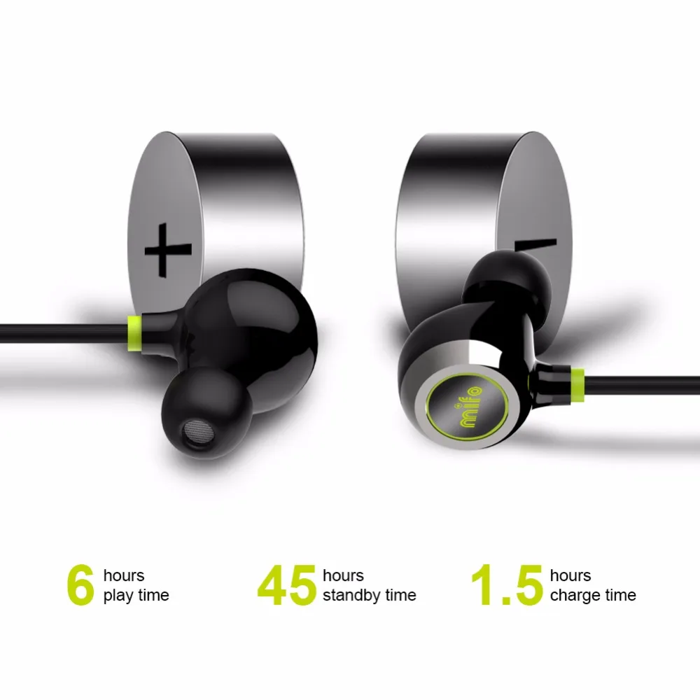 Магнитная шейным Беспроводной наушники bluetooth Тренировки Спортивный