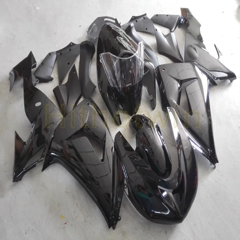Мотоциклетные Обтекатели для ZX10R 2006 2007 ZX-10R 06 07 обвес бесплатные винты черный |