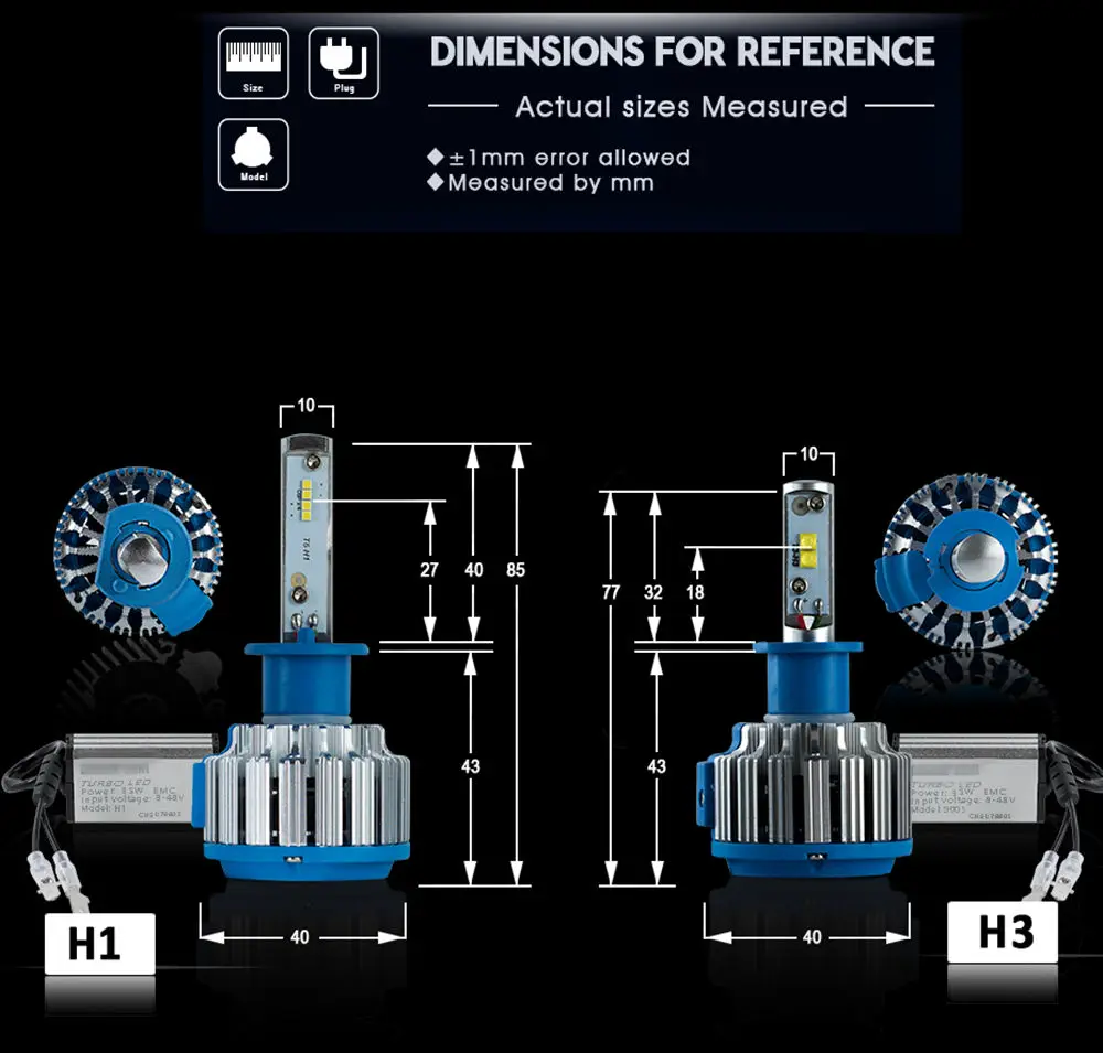 Xenplus очень яркий фонарь H7 светодиодные лампы Canbus 80 Вт 7000LM H4 H1 H3 H11 HB3 9004 9005 9006 880 Cree чип T1 противотуманных фар 12 V
