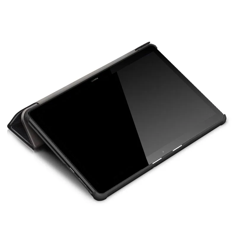 Трехскладной Чехол-книжка с подставкой для Huawei Mediapad T5 10 чехол из искусственной