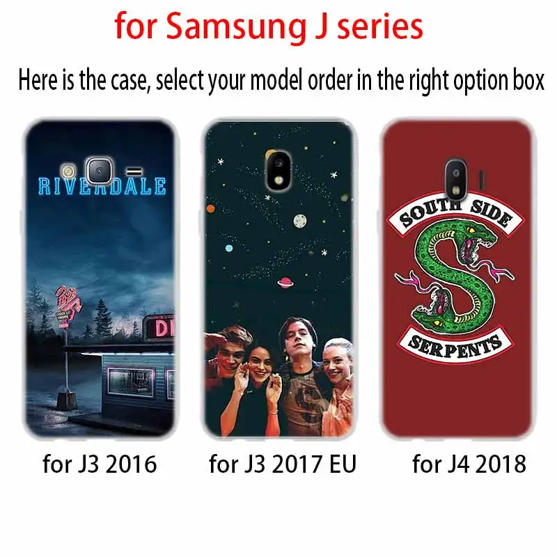Чехол Riverdale South Side Serpents чехол из ТПУ для Samsung Galaxy J6 J8 J3 J5 J7 J4 J2 J1 Plus 2018 2016 2017 EU Prime