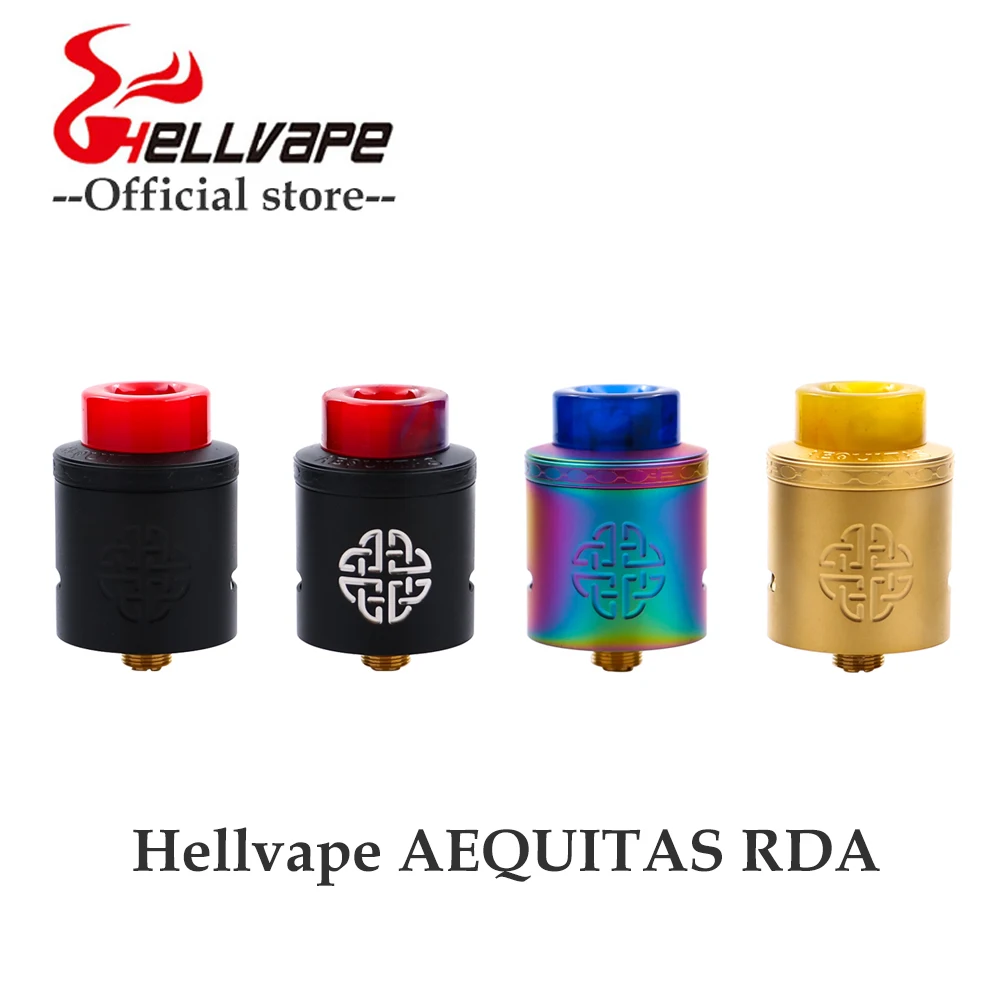 Оригинальный распылитель для сигарет Hellvape Aequitas 24 BF RDA пригодный выдавливания mod