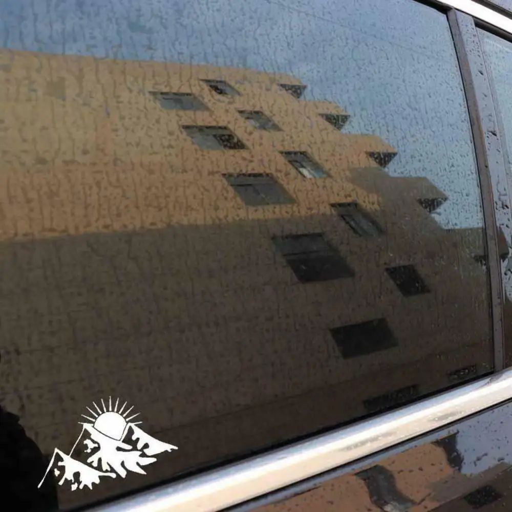 Солнце за горами походный автомобиль стикер художественная виниловая наклейка