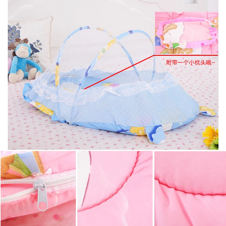 Комфортная москитная сетка для младенцев портативная дорожная кроватка ярких