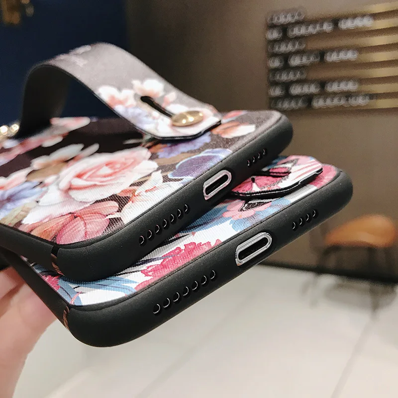 Чехол из ТПУ с ремешком на запястье для Samsung Galaxy Note 8 9 10 20 plus Lite S8 S9 S10 S20 + A30 A50 A51 A30s A50s