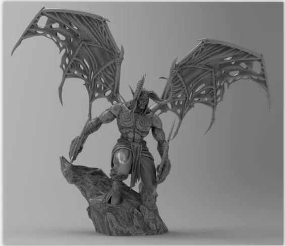 Набор для 1:32 рисунков из смолы неразрисованный Illidan Stormrage (приблизительно 90-100 мм) |