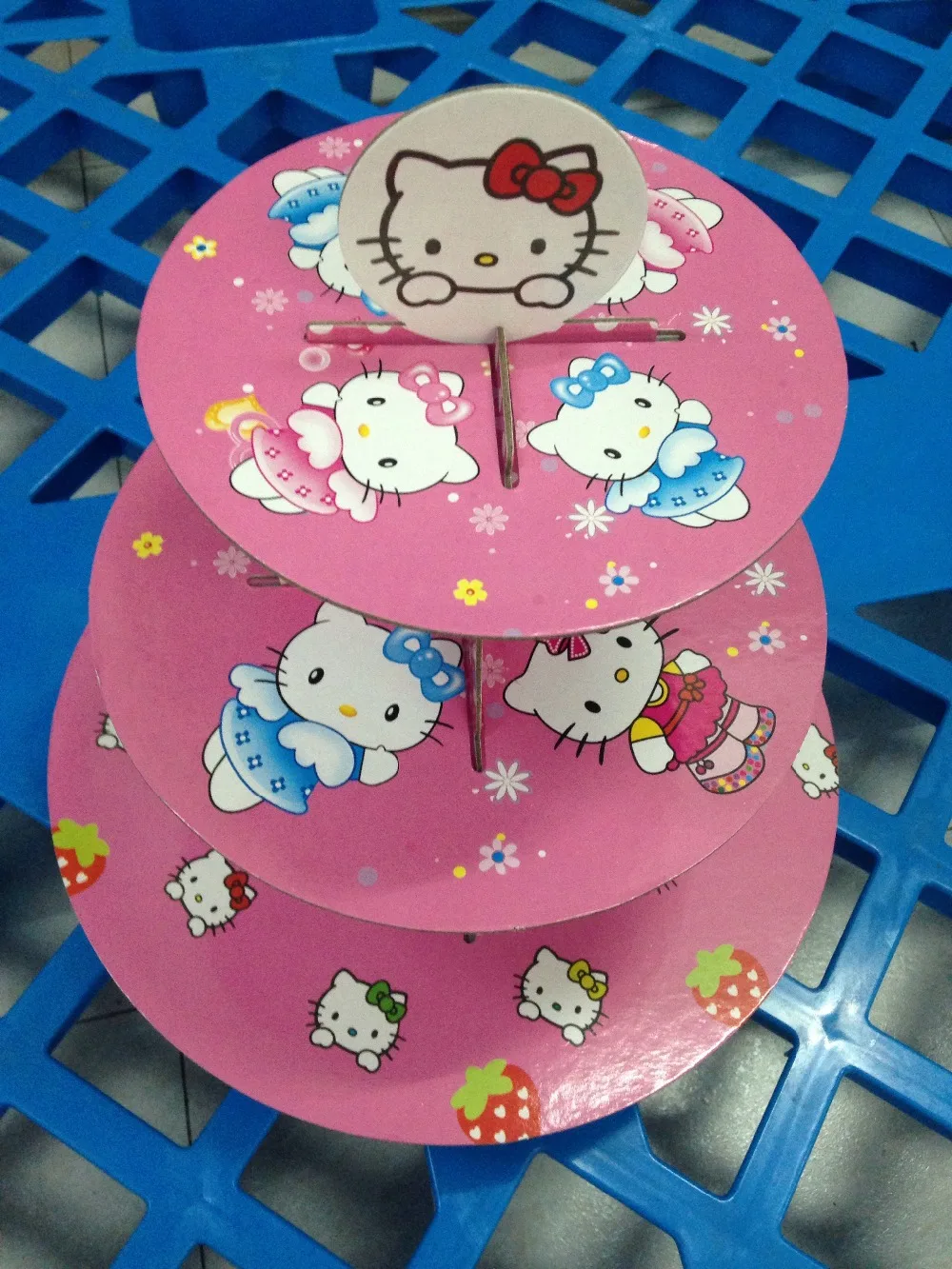 Рисунок Hello kitty подставка для кекса держатель девочек на день рождения детей все