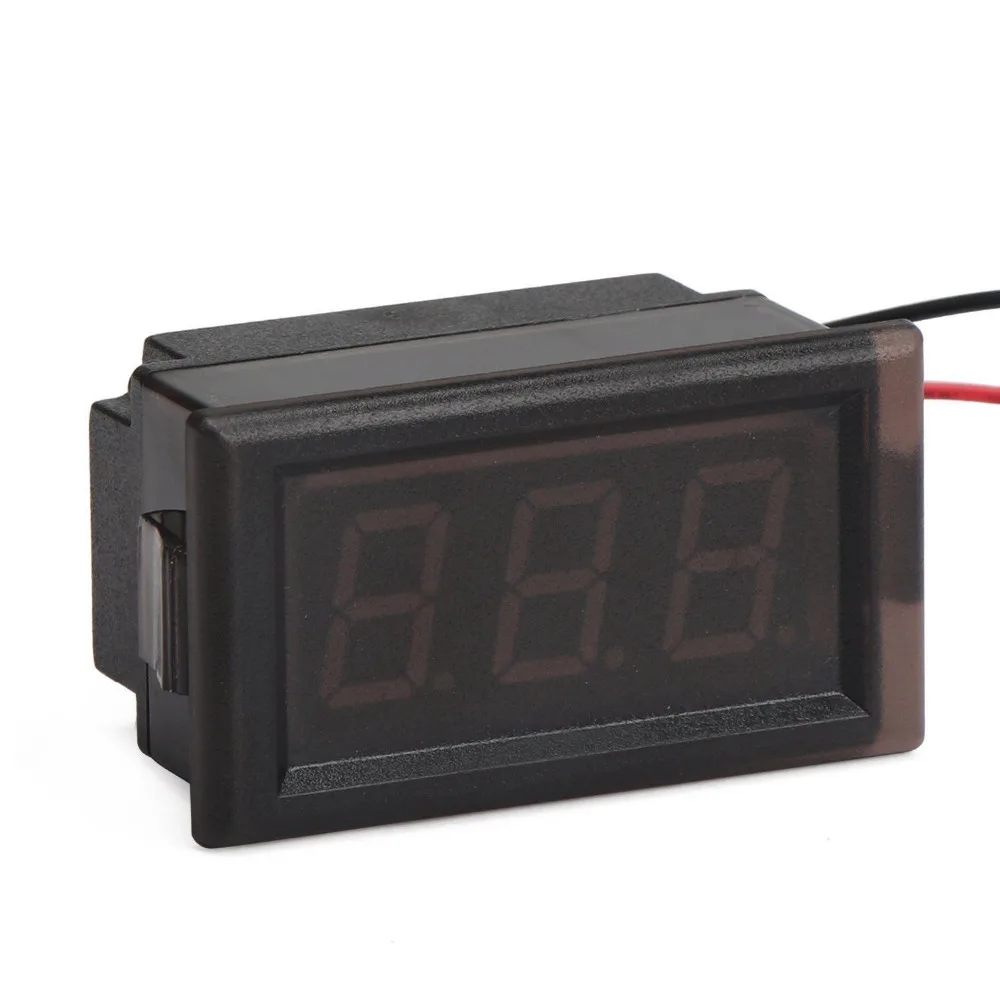 Водонепроницаемый Цифровой Измеритель постоянного тока 3 5 ~ 150 в светодиодный