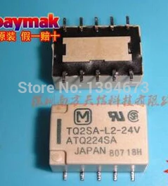 

HOT NEW relay TQ2SA-L2-24V TQ2SA-L2-24VDC TQ2SAL224V 24V 24VDC DC24V SOP10
