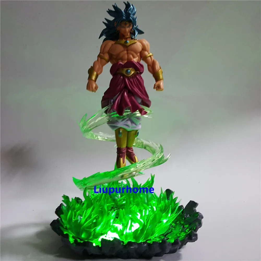 Dragon Ball Z Broly светодиодный ночник зеленый огонь мощность база DIY Dragon Ball лампа DBZ Broli Новинка свет для рождественских подарков MY1