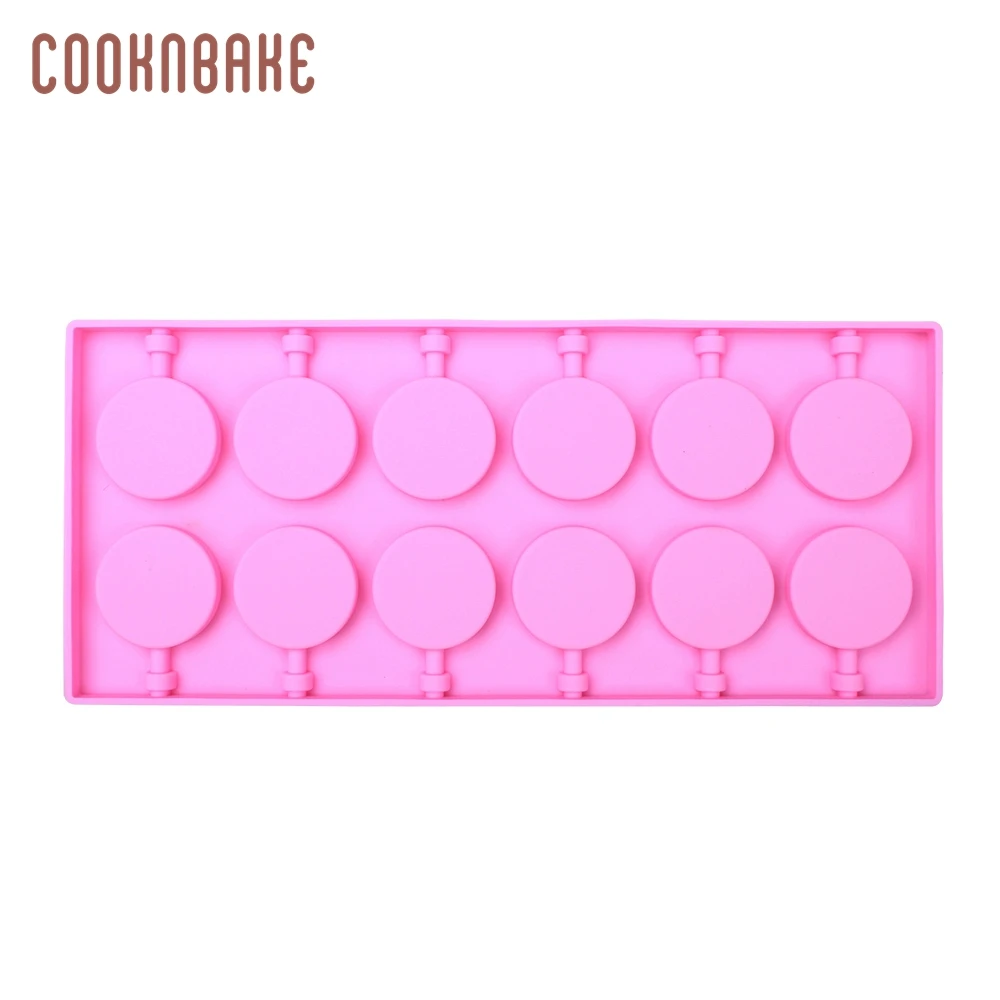 Силиконовая форма COOKNBAKE для леденцов конфет круглая шоколадного торта