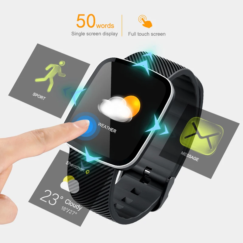 Z30 Смарт часы Bluetooth монитор сердечного ритма в режиме реального времени для сна