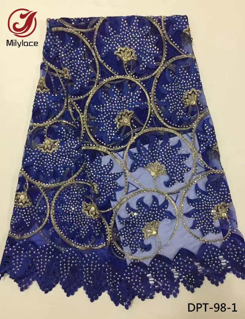 Нигерийские кружевные тюлевые Кружевные Ткани Оптом Африканские типы