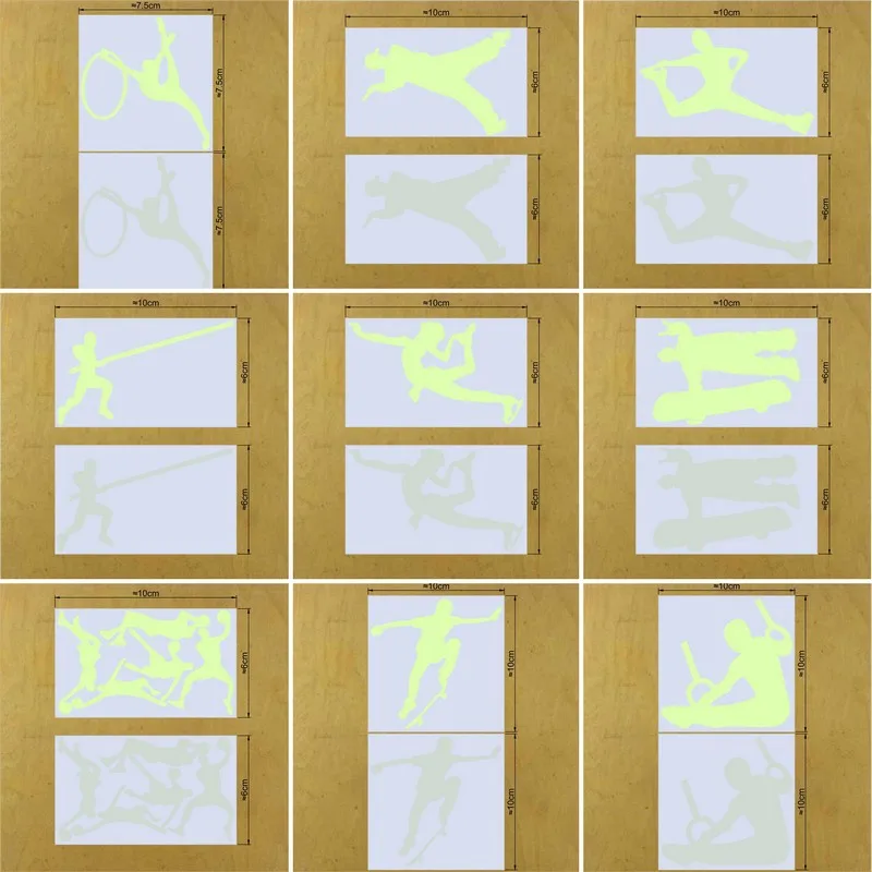 Смешные Мультяшные Спортивные Светящиеся фотообои/разрывной