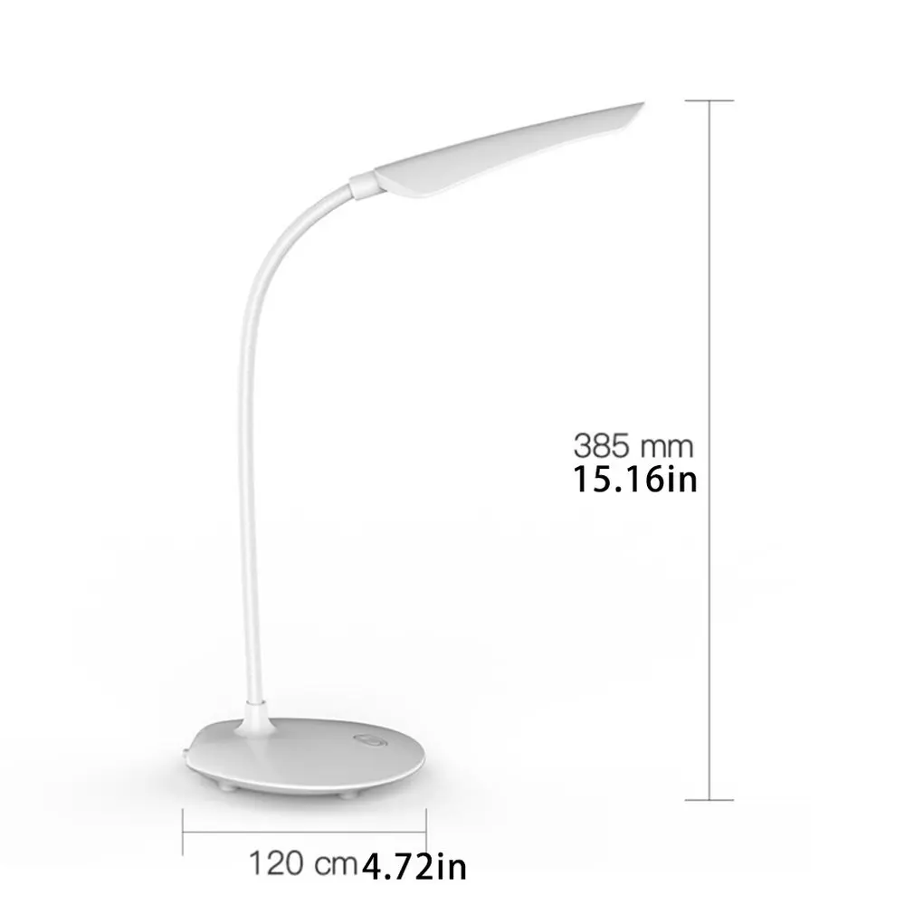 Сенсорный сенсорный Диммируемый студенческий белый ночной Светильник 3 зубчатая