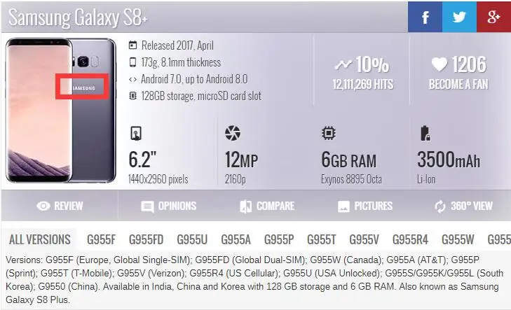Задняя крышка для Samsung Galaxy S8 G950 задняя Plus G955 стеклянная дверь корпус запасные
