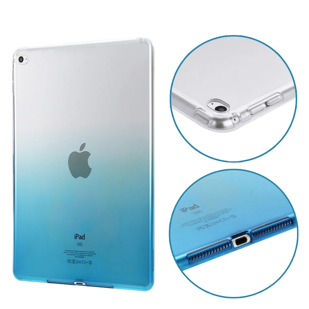 Ультратонкий чехол для планшета iPad Air 2 Suger Rainbow 9 7 дюйма мягкий из ТПУ A1566 A1567 |