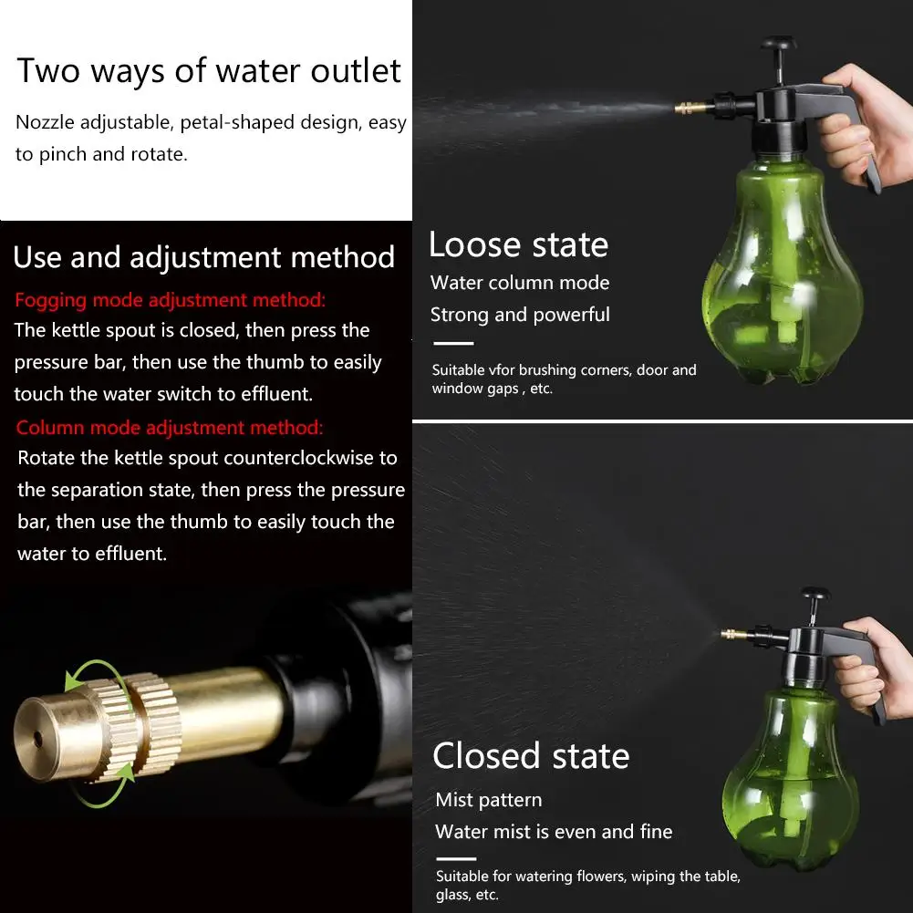 

Drip Irrigation Pneumatic Watering Pot Spray Bottle Succulent Watering Kettle Watering Irrigation Garden Supplies