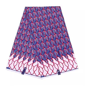 polyester Ankara Africa prints batik fabric real dutch wax tissu high quality 6yards fashion African sewing for party dress - Цвет: 17