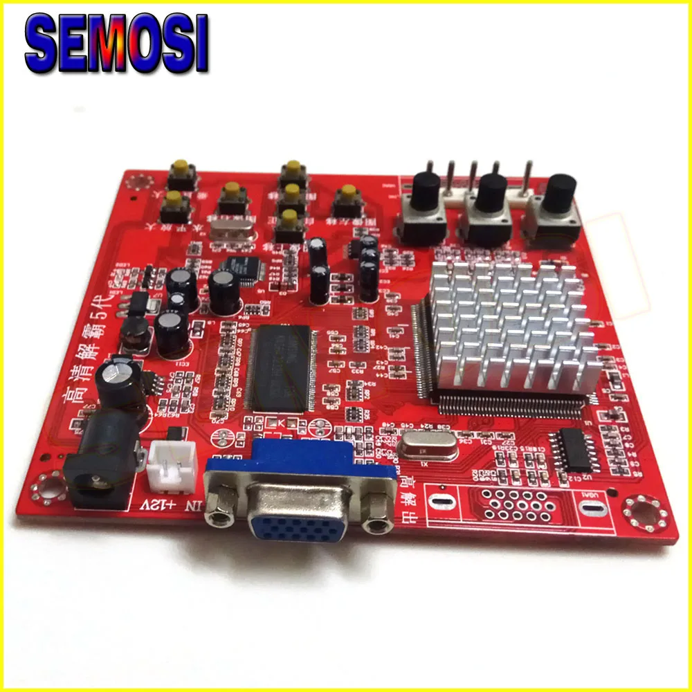Переходник CGA в VGA PCB EGA YUV на аксессуары для кабинета с выходами HD