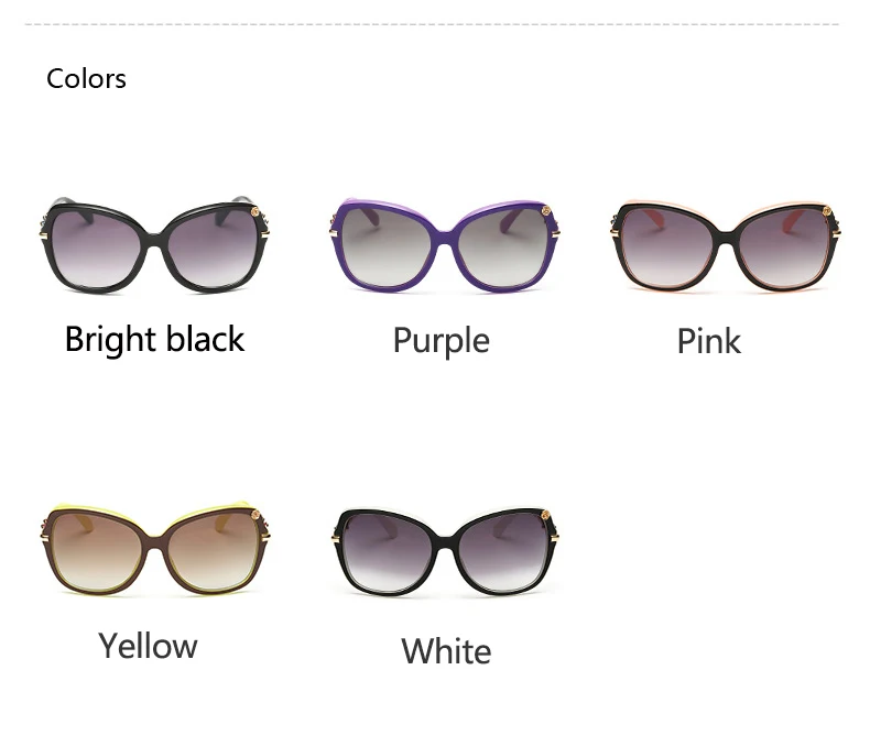 

OHMIDA New Fashion Pearl Sunglasses Women Cat Eye Sun Glasses Mirror Oval Eyeglasses Women's Famous Brand Sunglasses UV400 shade