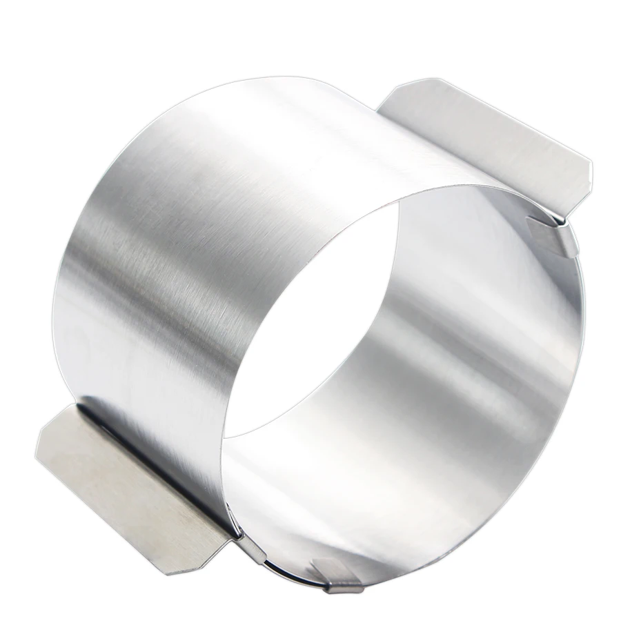 4 INCH Stainless Steel Mousse Ring Cake Mould Circle Adjustable 6-10CM Cookie kitchen Accessories for Cakes | Дом и сад