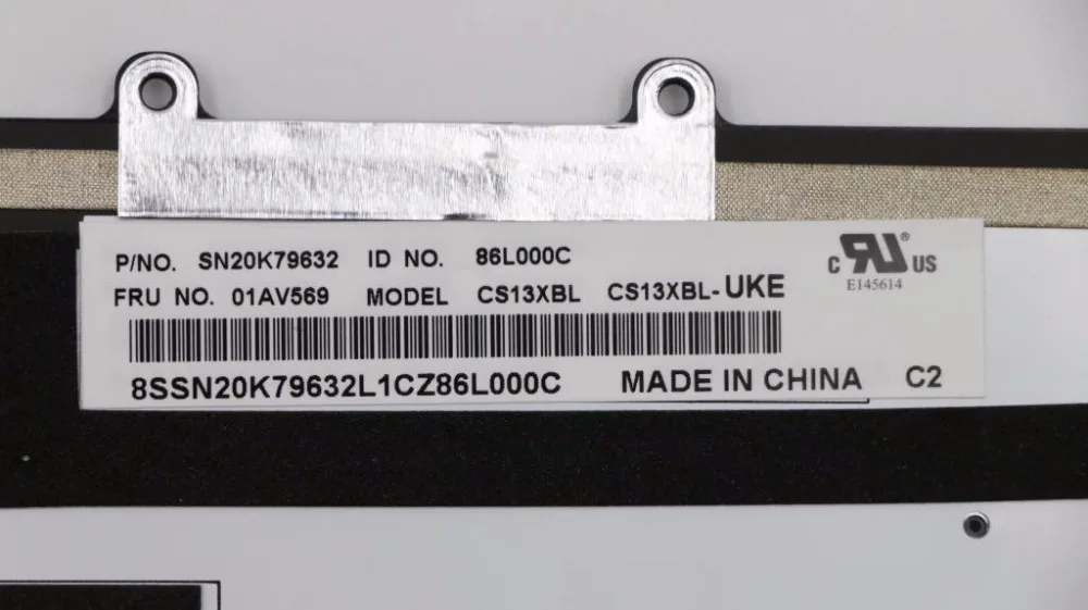 Новая оригинальная клавиатура с подсветкой UKE для Thinkpad X230S X240S X240 X250 X260 01AV569