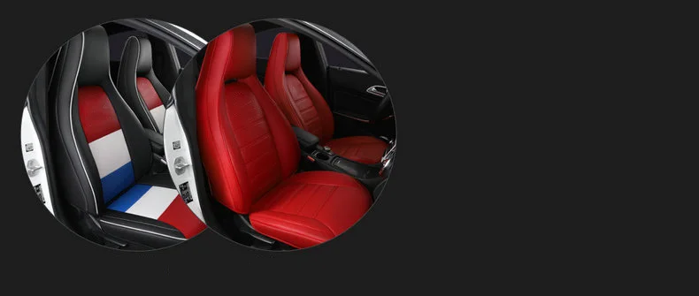 Кожаные чехлы для автомобильных сидений на заказ для Mercedes-Benz gla200 gla260 cla200 cla 220 cla260 A 180 A200 автомобильные аксессуары для стайлинга автомобилей