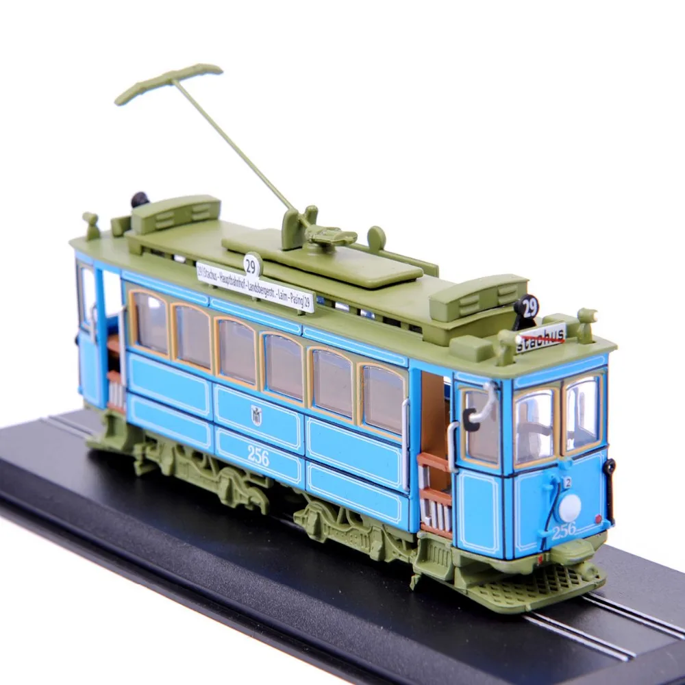 Дешевые детские игрушки 1: 87 масштаб поезд автобус модель игрушки A2.2(Rathgeber)-1901 трамвай литья под давлением троллейбус Модель Коллекция Dicast игрушки