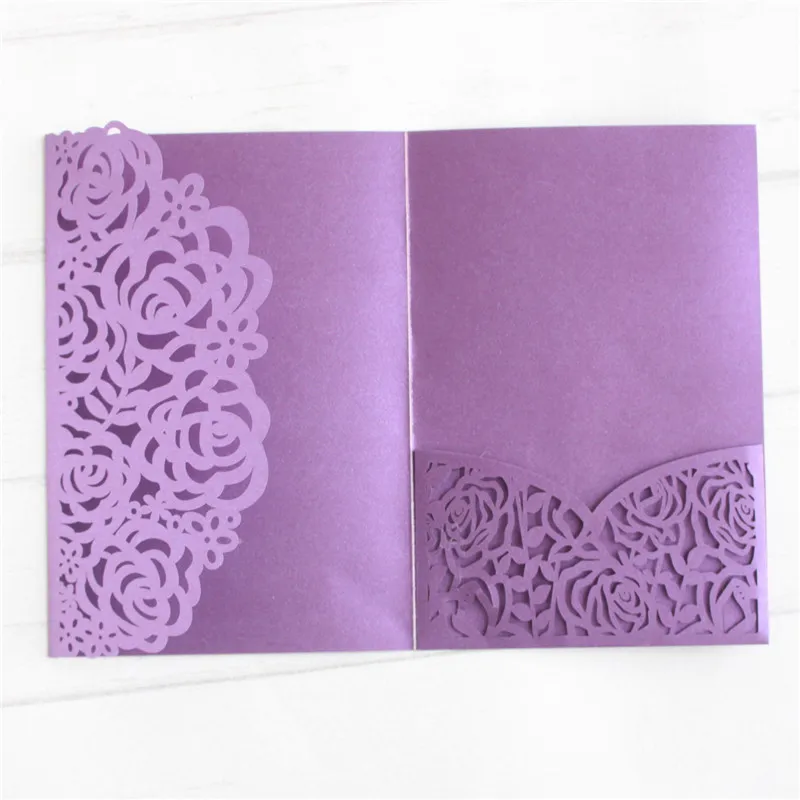 10 шт. пригласительные открытки в виде Розы|Открытки и приглашения| |