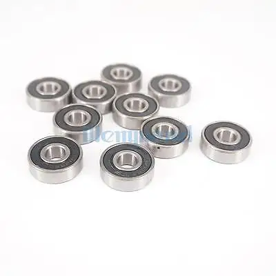 (10) 607-2RS 7x19x6mm ABEC3 тонкостенный экранированный глубокий шаровой подшипник |